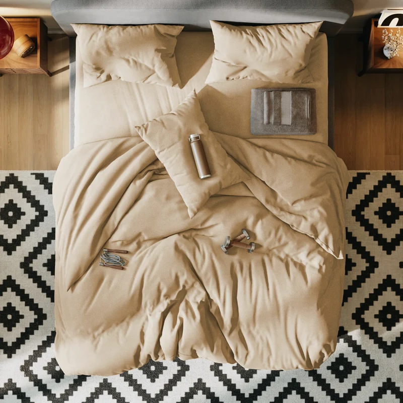 Taies d'oreiller flanelle de coton