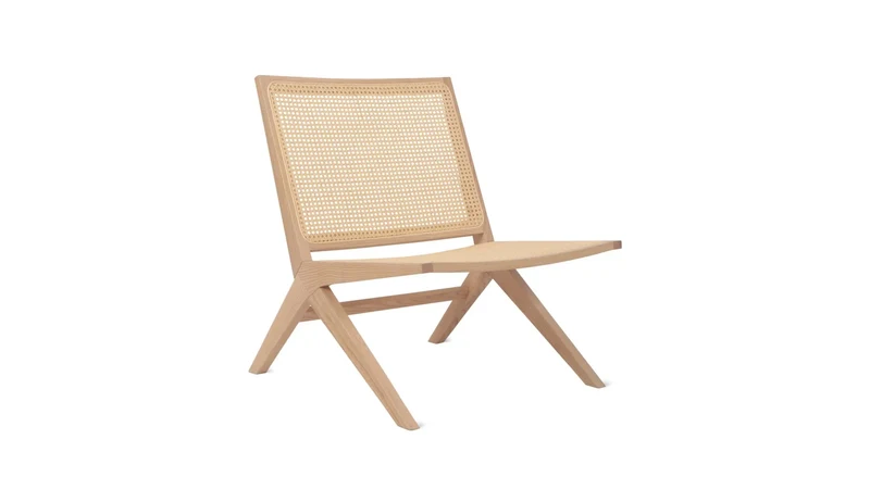 Endless Summer Lounge Chair, Natural Cane/Ash