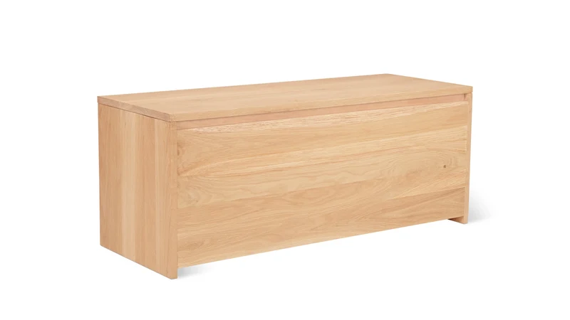 Everyday Storage Bench, Oak