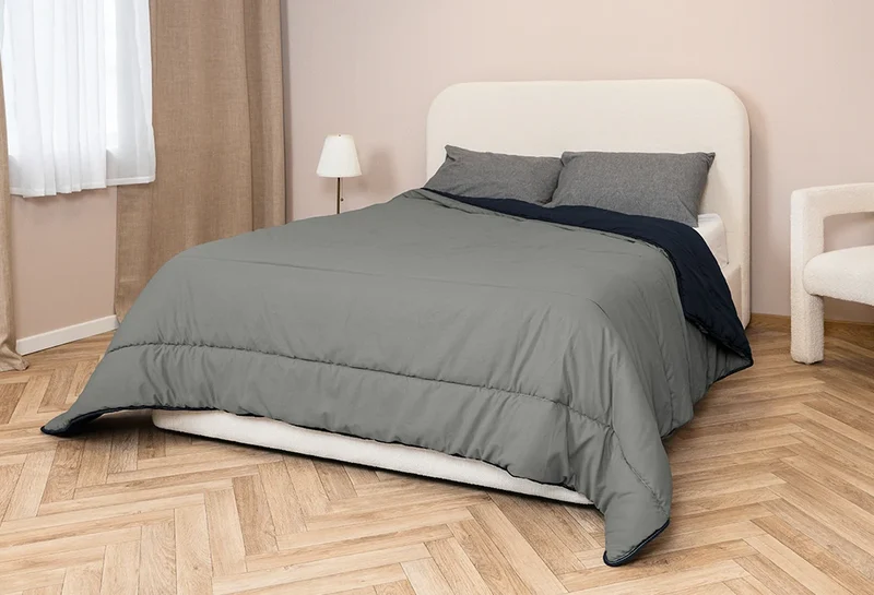 Couette sans housse bicolore