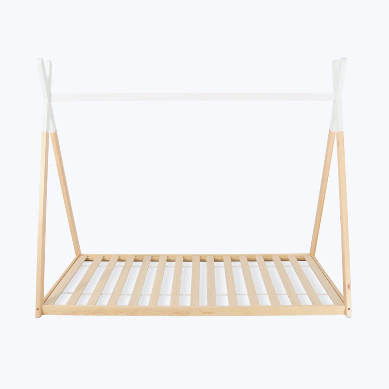 Lit tipi Plume - Lit Montessori au sol