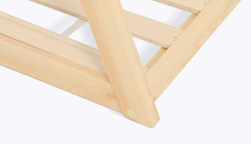 Lit tipi Plume - Lit Montessori au sol