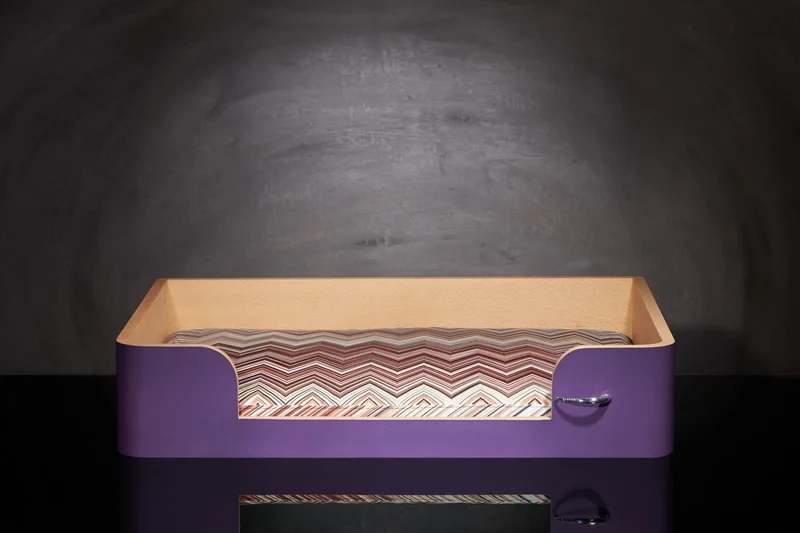 « Drôle de Panier » pour chien - Mauve Campanule
