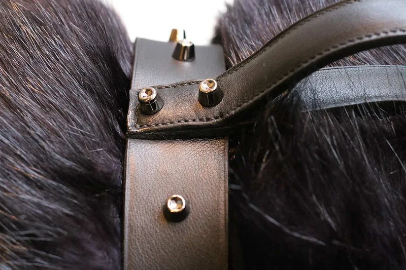 Couverture pour chat « Metis » Black Moon - Tissu Jean-Paul Gaultier