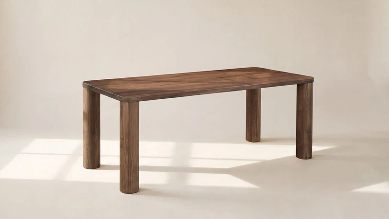 Field Dining Table, Seats 6-8 People, American Walnut
