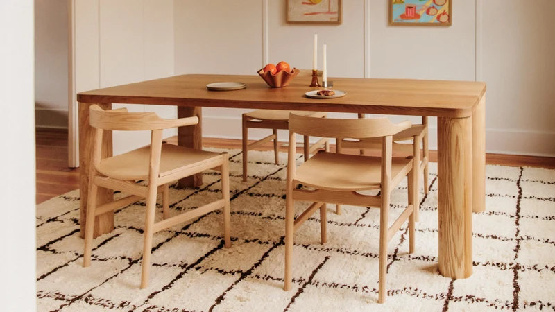 Field Dining Table, Seats 6-8 People, Ash