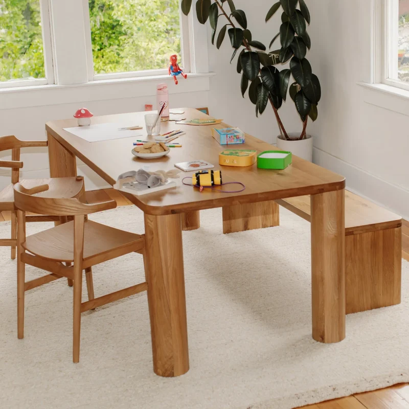 Field Dining Table, Seats 6-8 People, Oak