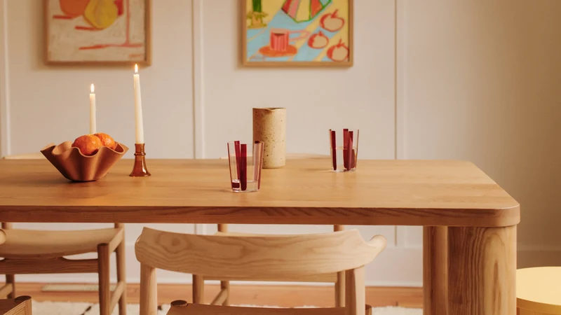 Field Dining Table, Seats 8-10 People, Ash