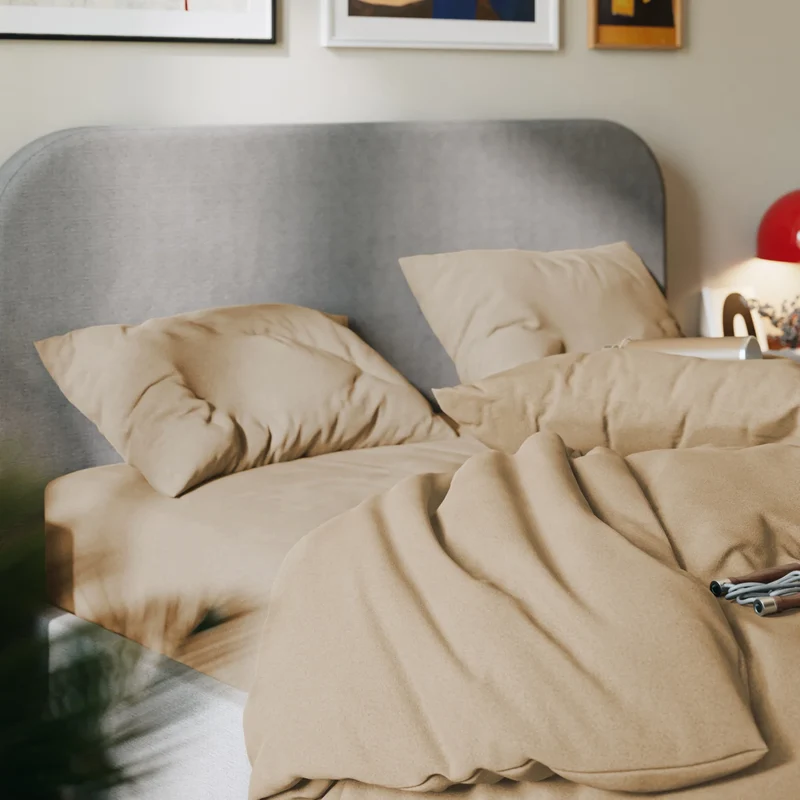 Drap housse flanelle de coton