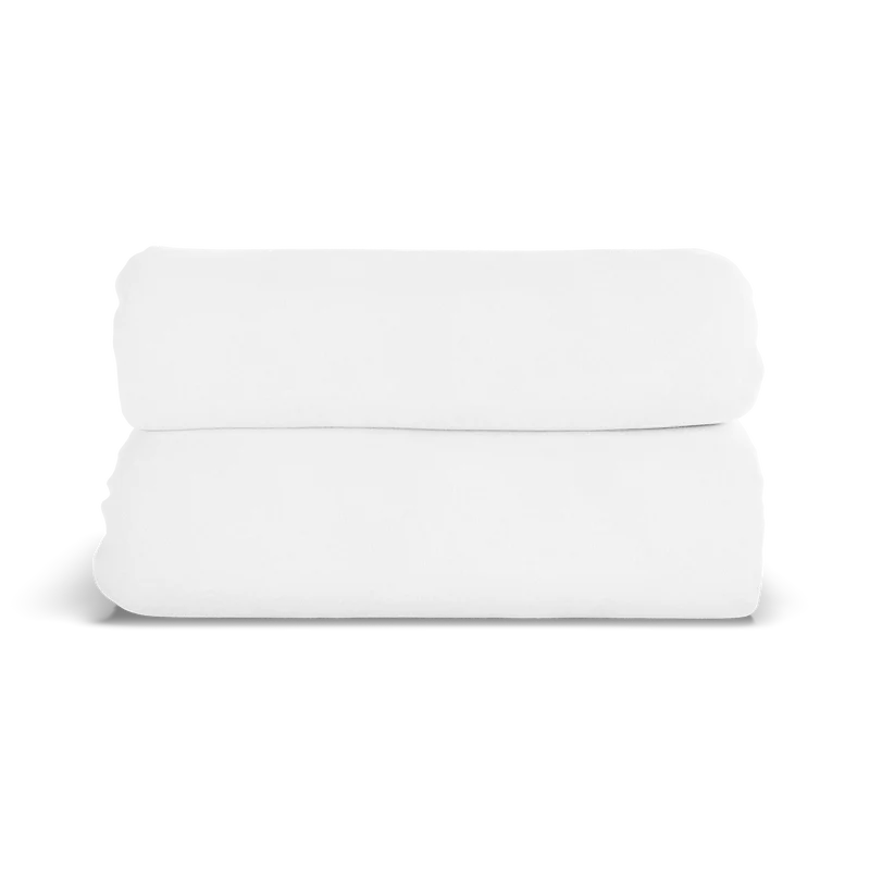 Drap plat flanelle de coton