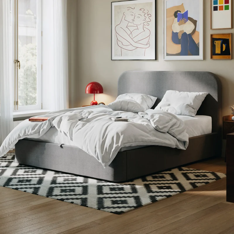 Drap plat flanelle de coton