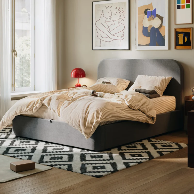 Drap plat flanelle de coton
