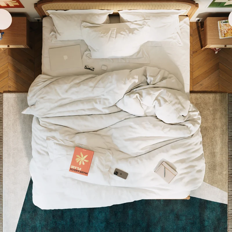 Drap plat percale