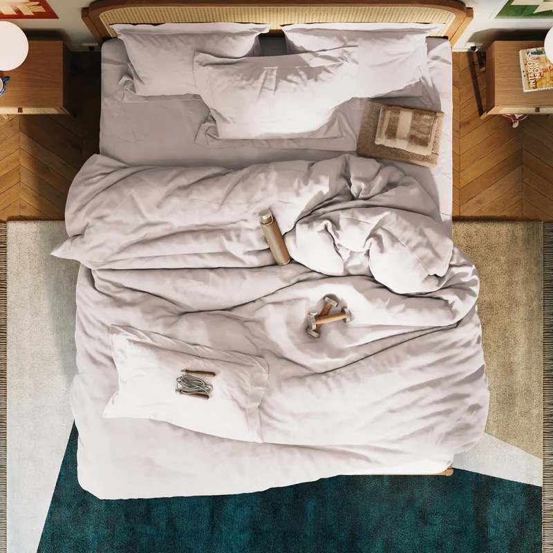 Drap plat percale