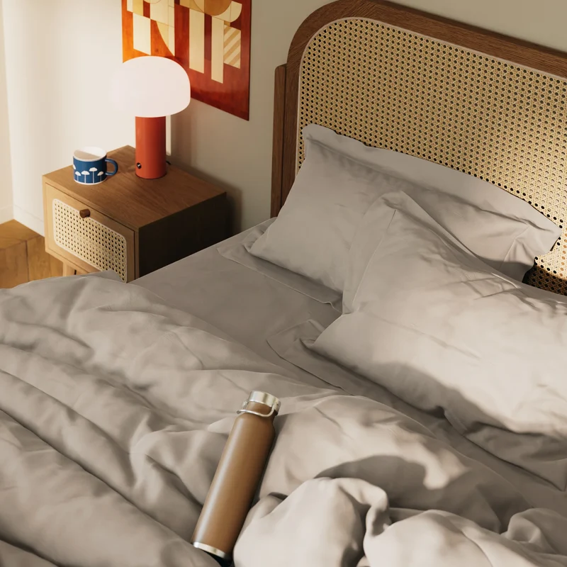 Drap plat percale
