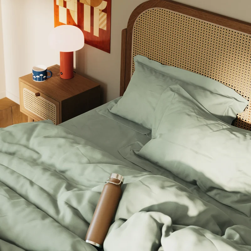 Drap plat percale