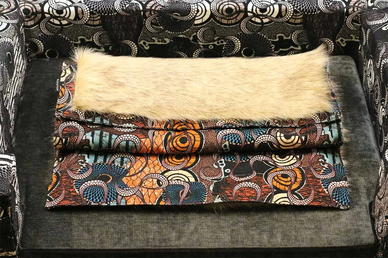 Couverture pour chat « Metis » Africa - Tissu Jean-Paul Gaultier