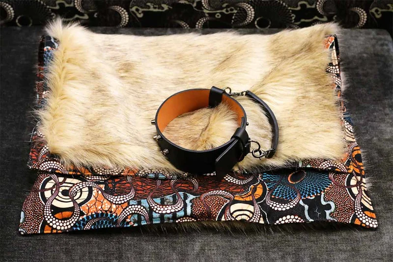 Couverture pour chat « Metis » Africa - Tissu Jean-Paul Gaultier