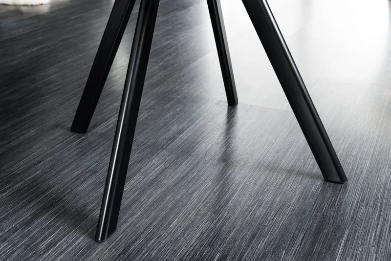 Fauteuil pivotant THE DUTCH COMFORT en velours grège avec accoudoirs Design moderne