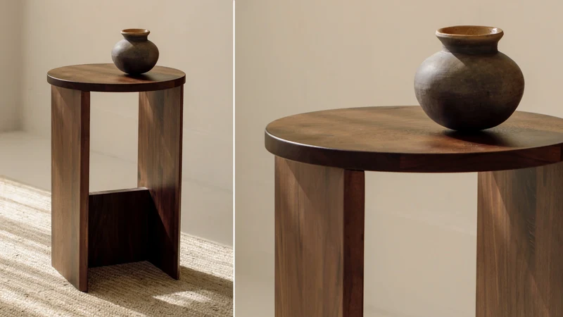 Field Stool, Counter, American Walnut