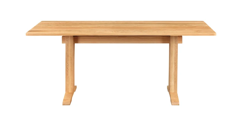 Flight Dining Table, Seats 6-8, Brushed Oak