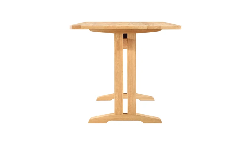 Flight Dining Table, Seats 6-8, Brushed Oak