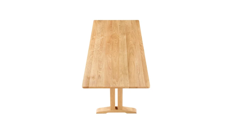 Flight Dining Table, Seats 6-8, Brushed Oak