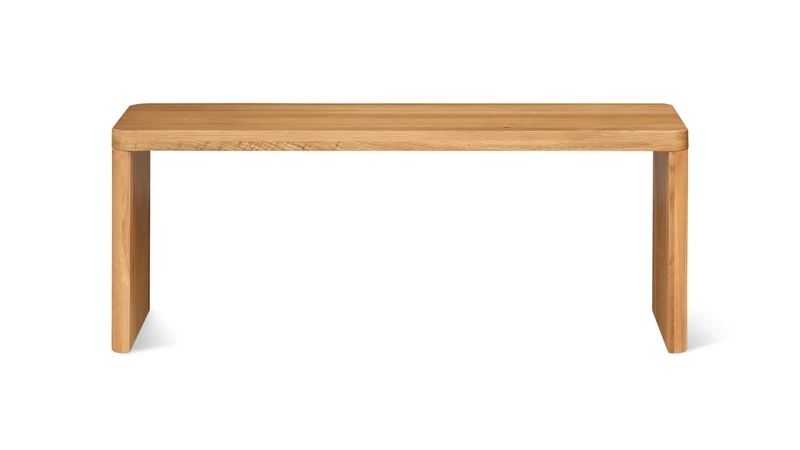 Form Bench, Seats 2, Oak