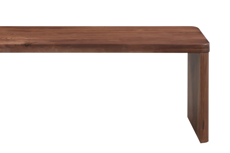 Form Bench, Seats 3, American Walnut