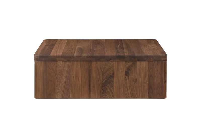 Form Coffee Table, Square, American Walnut