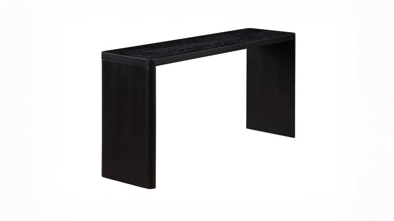 Form Console, Large, Black Oak
