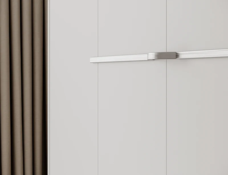 Lit escamotable NEO – armoire lit murale verticale avec rangements