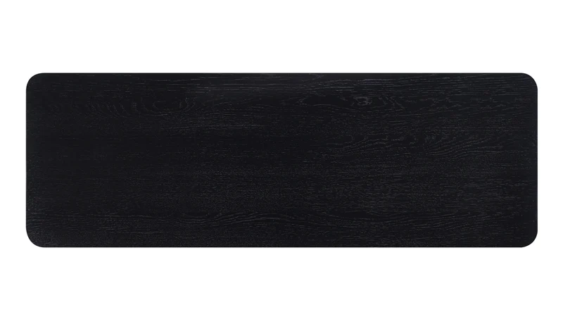 Form Console, Small, Black Oak