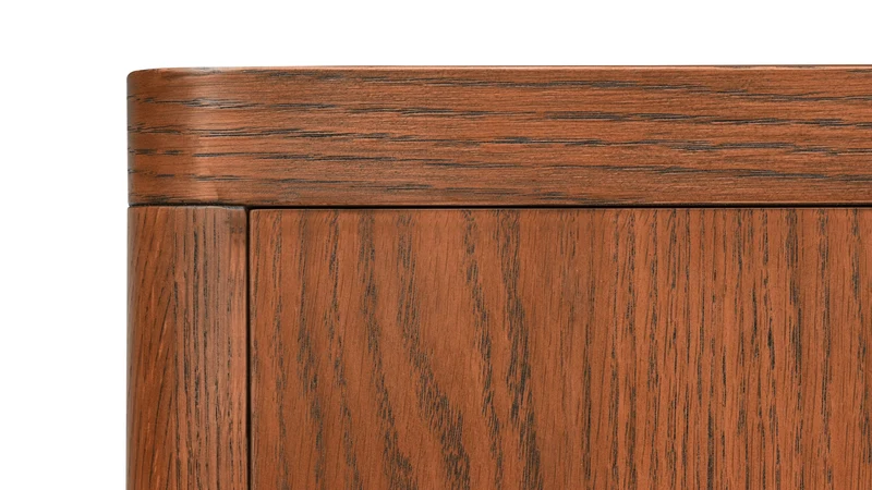 Form Nightstand, Stained Walnut