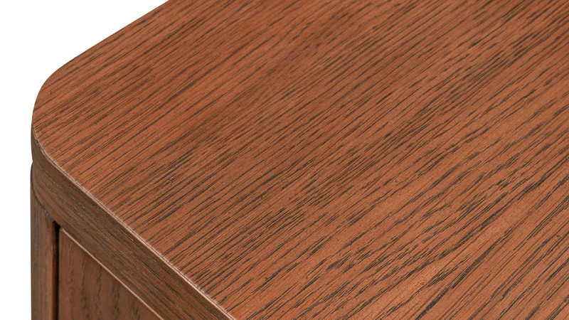 Form Nightstand, Stained Walnut
