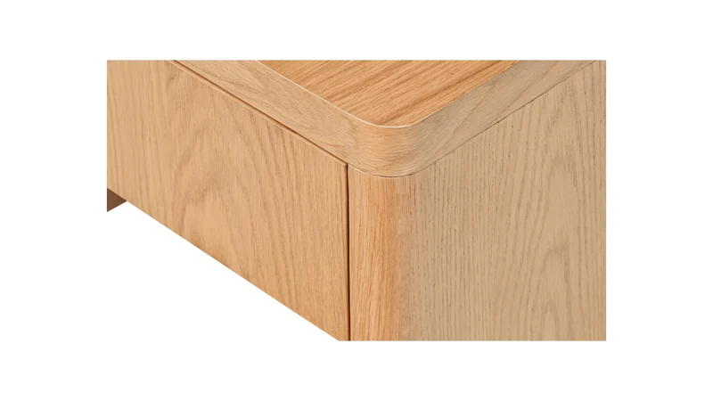 Form Nightstand, White Oak