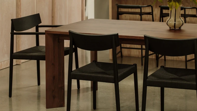 Frame Dining Table, Seats 4-6 People, American Walnut