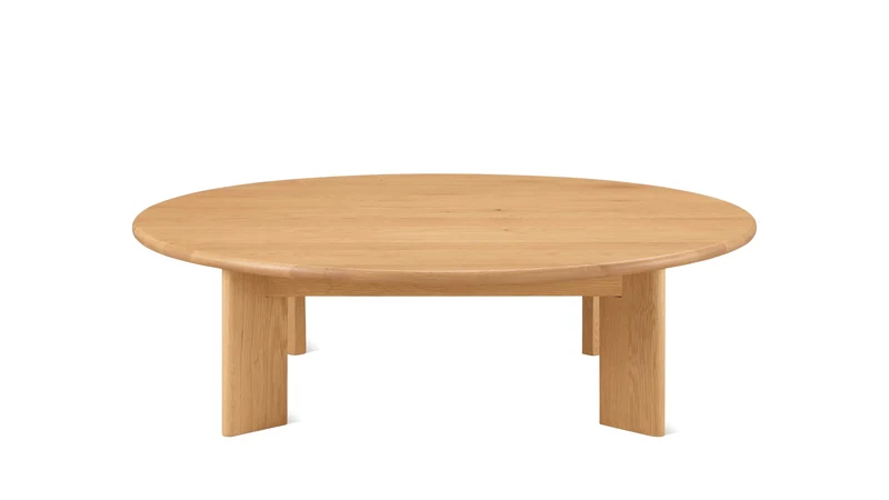 Frame Round Coffee Table, Large, Oak