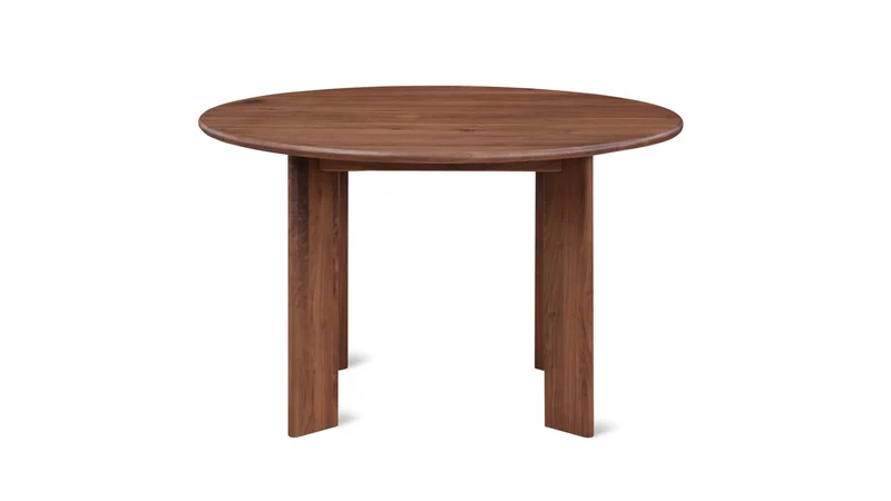 Frame Round Dining Table, Seats 4-5, American Walnut