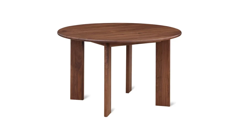 Frame Round Dining Table, Seats 4-5, American Walnut