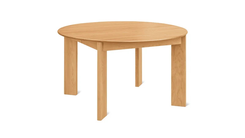 Frame Round Extendable Dining Table, Seats 4-8, Oak