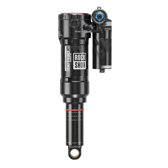 Amortisseur ROCKSHOX SUPER DELUXE ULTIMATE RC2T HBO DEBONAIR+ Progressive pour Trek Fuel EX (2023+) Trunnion