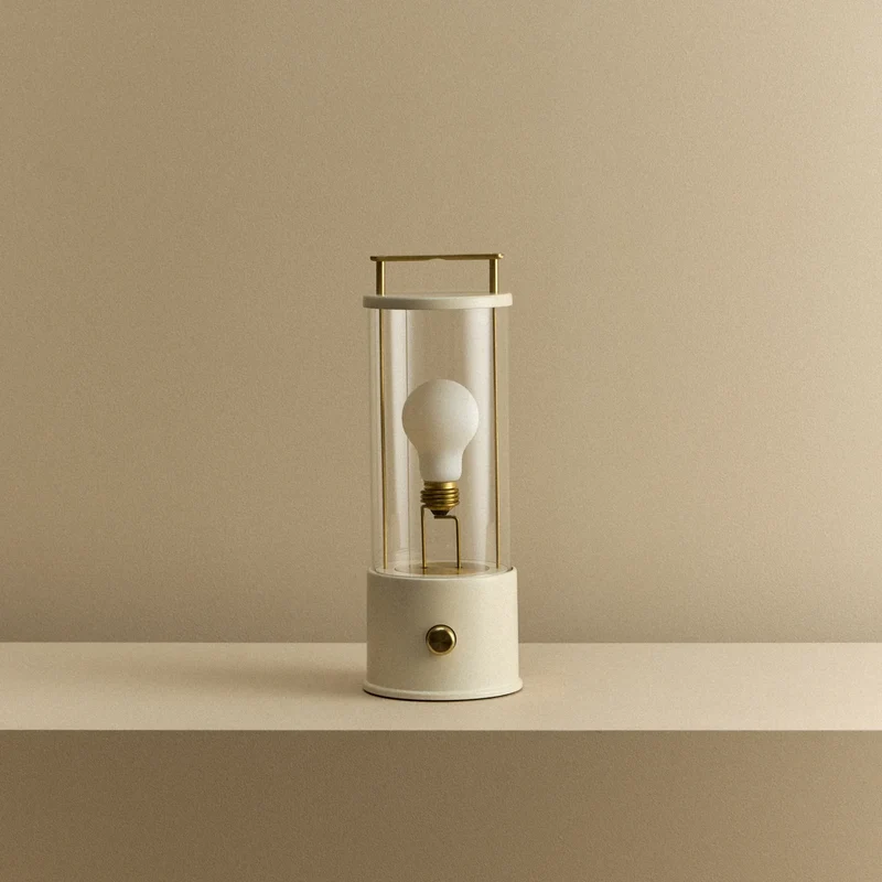 The Muse 1.0 Portable Lamp in Candlenut White