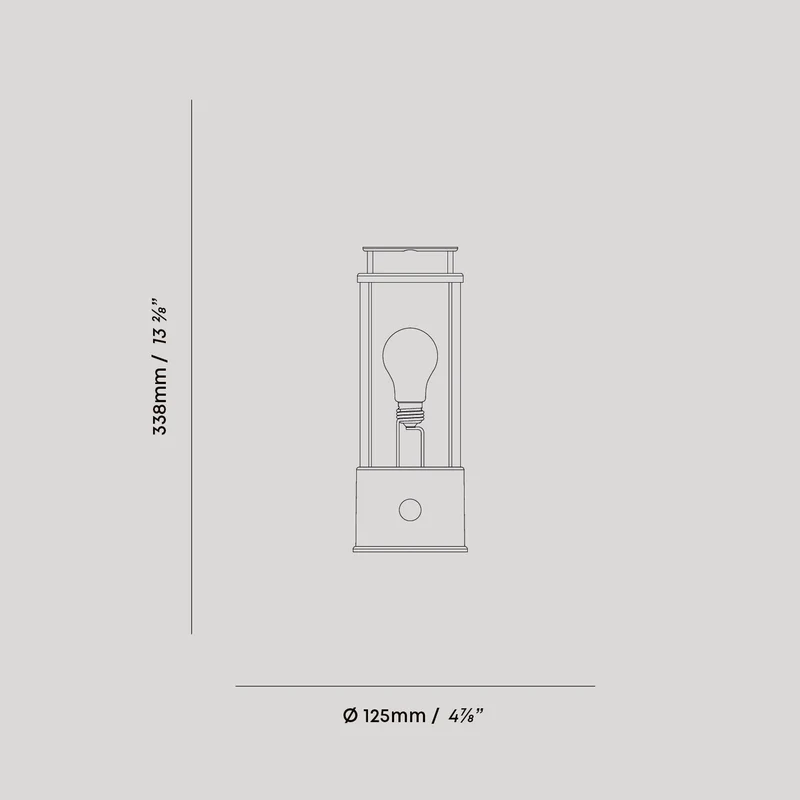 The Muse 1.0 Portable Lamp in Pleasure Garden Green - Set of 2