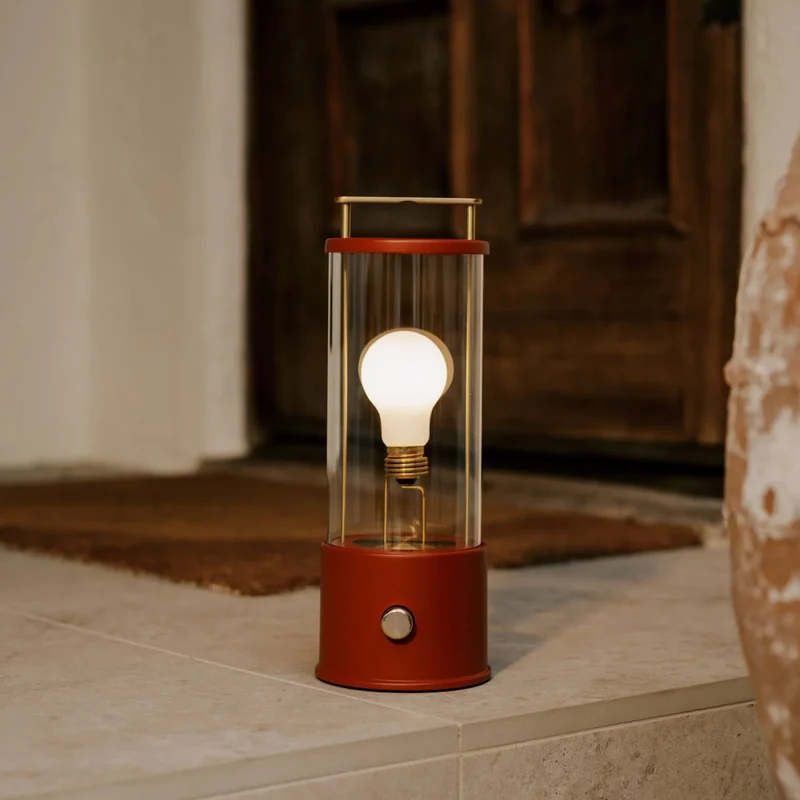The Muse 1.0 Portable Lamp in Pomona Red