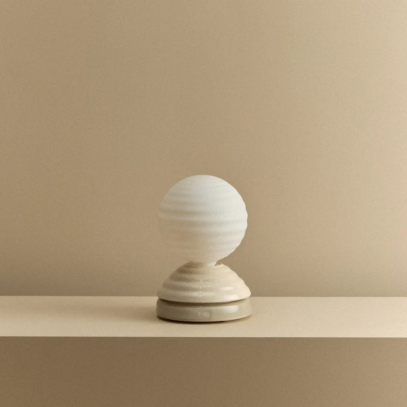 Wake Sleep Light in Pebble White