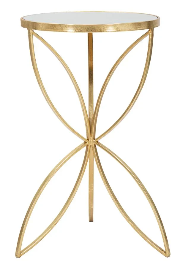 Support pour plante en métal doré – Support décoratif Butterfly
