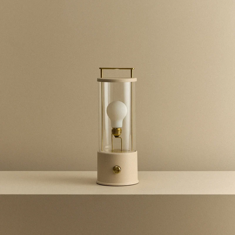 The Muse 2.0 Portable Lamp in Setting Plaster Pink
