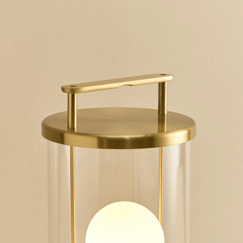 The Muse 2.0 Portable Lamp in Solid Brass