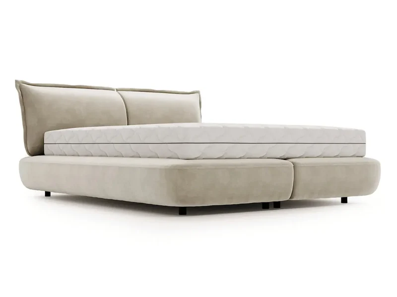 Lit design double sommier - NORA